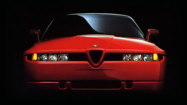 Alfa Romeo SZ headlights